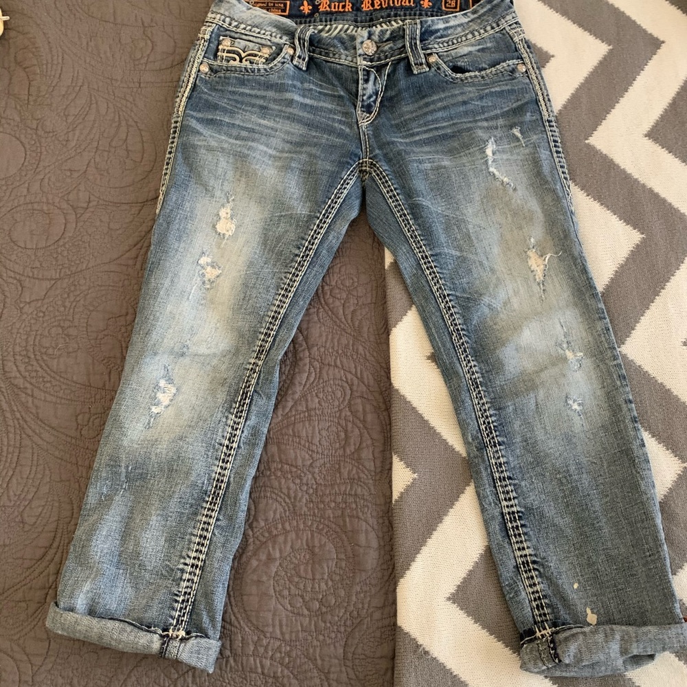 Rock Revival Capri Jeans